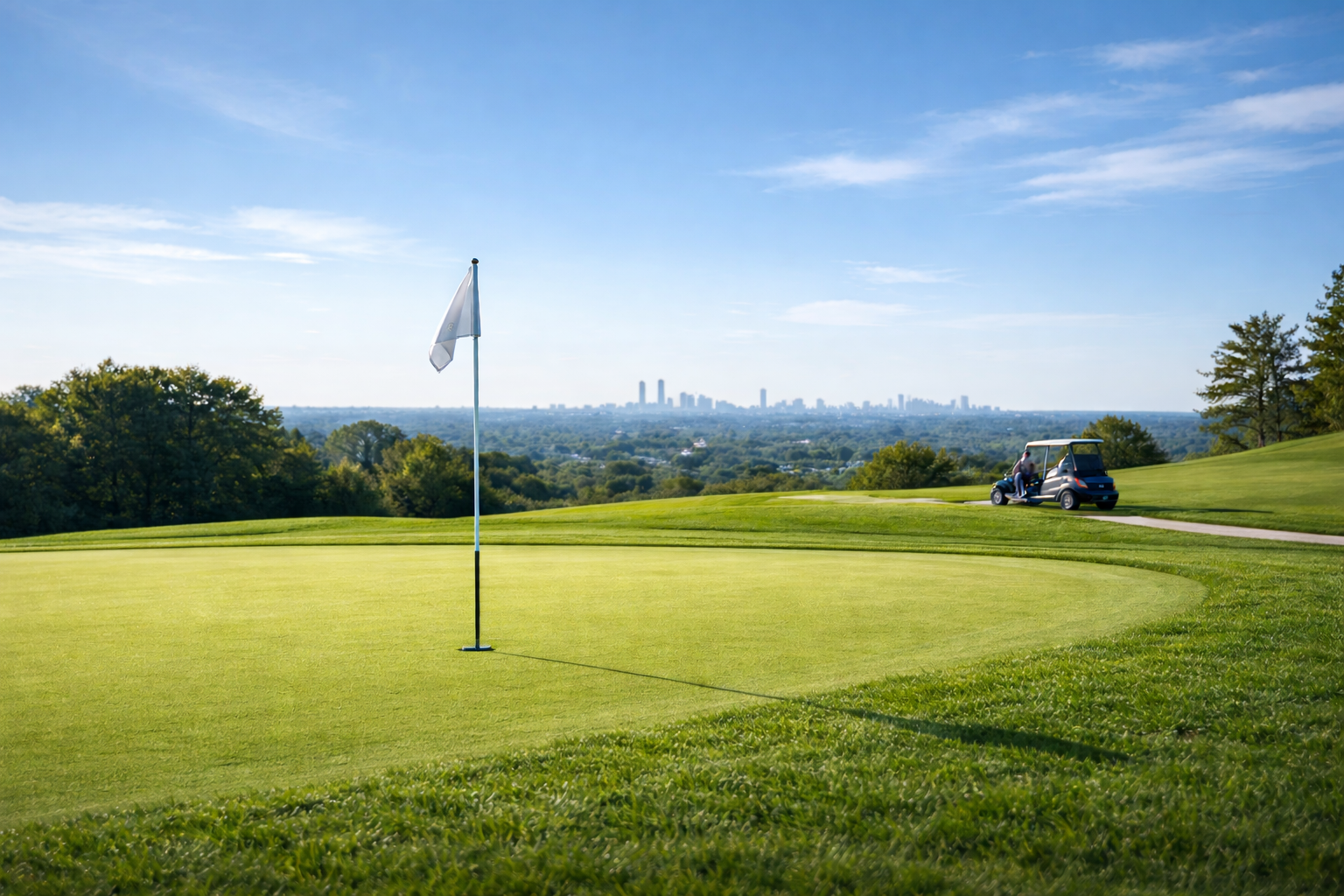 Golf course background
